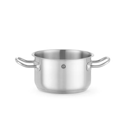 Hrnec na dušení – bez víka, HENDI, Kitchen Line, 1,8L, ⌀160x(H)95mm | 837696